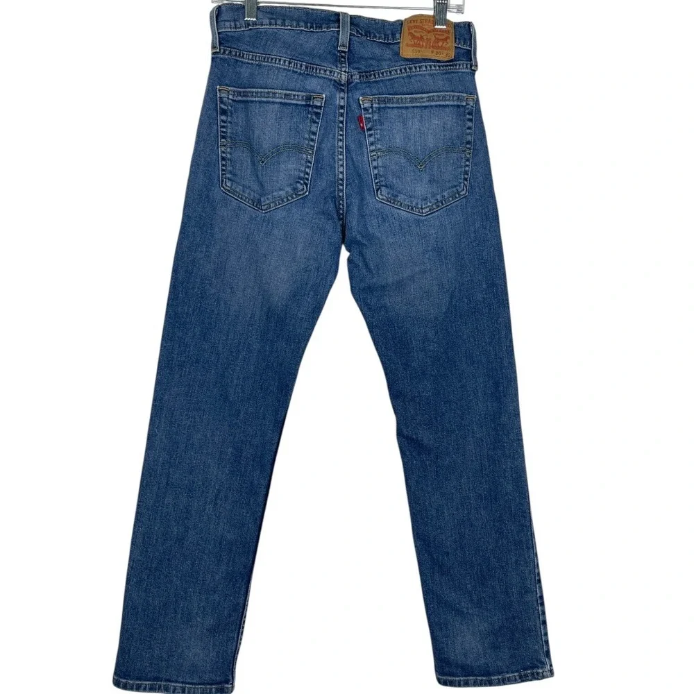 Levi's 559‎ Relaxed Straight Jeans Mens 30x30 Blue Excellent Medium Wash Stretch